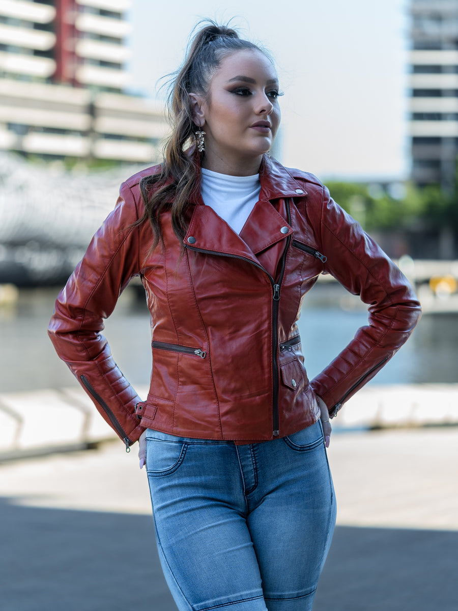 RAMONA TANNED LEATHER JACKET