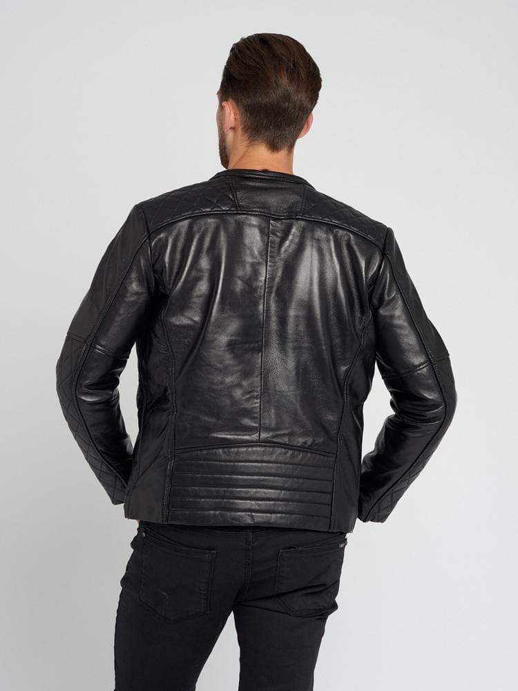 MURIEL BLACK LEATHER JACKET