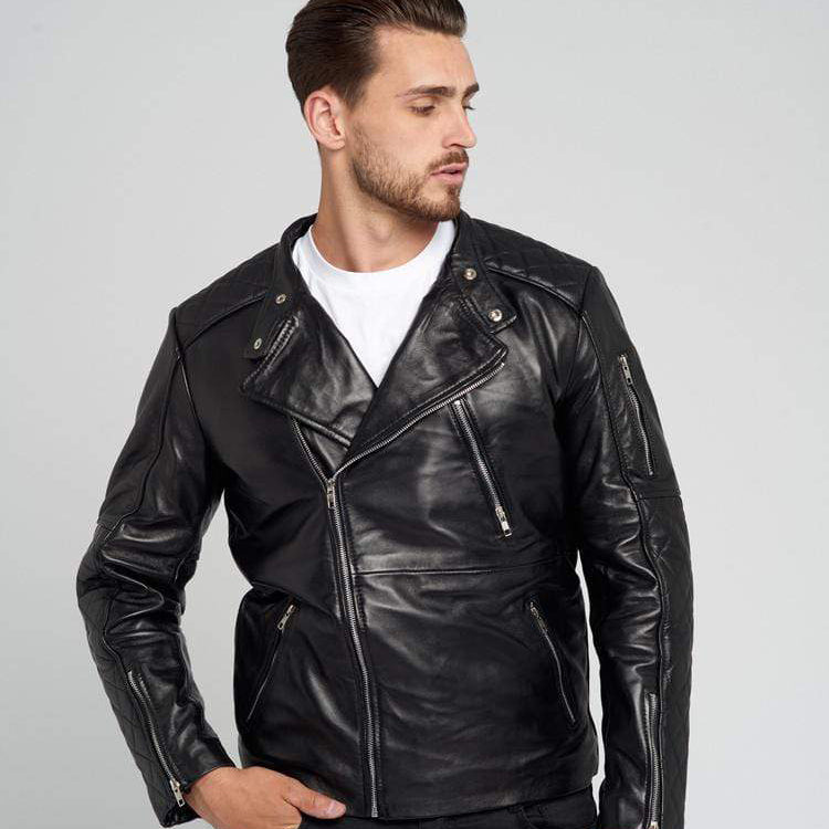 MURIEL BLACK LEATHER JACKET