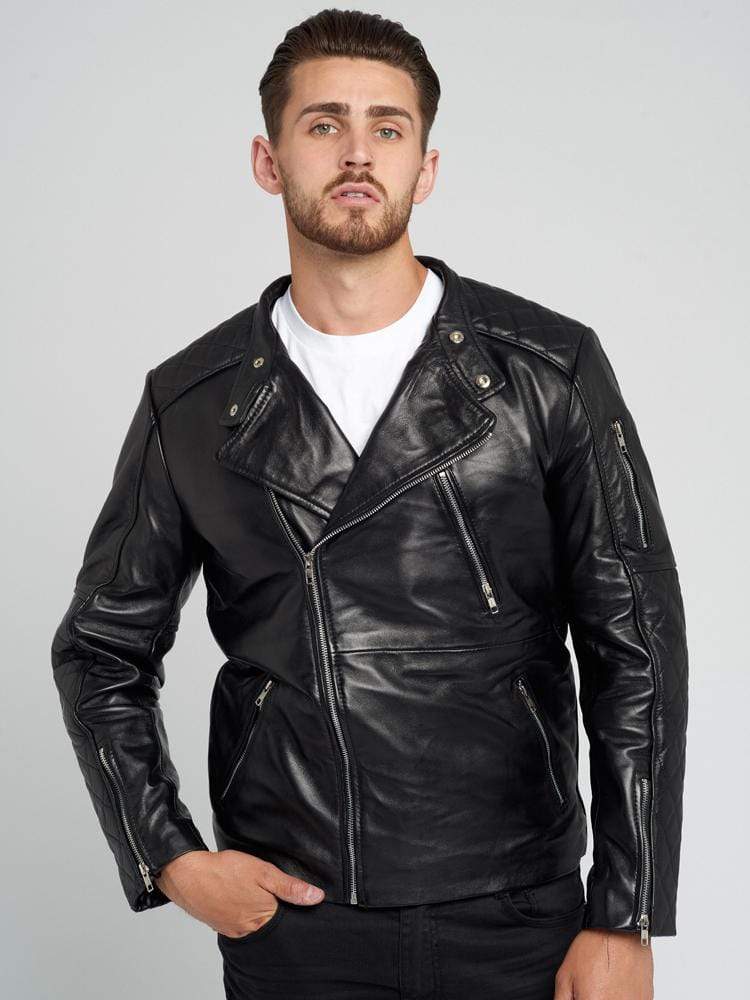 MURIEL BLACK LEATHER JACKET