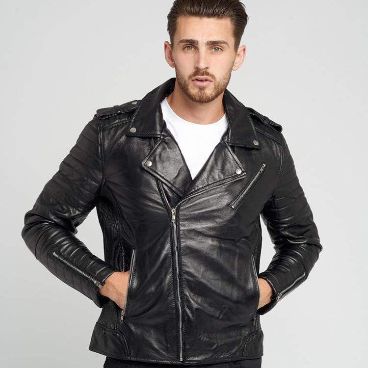 NICHOLAS BLACK LEATHER JACKET