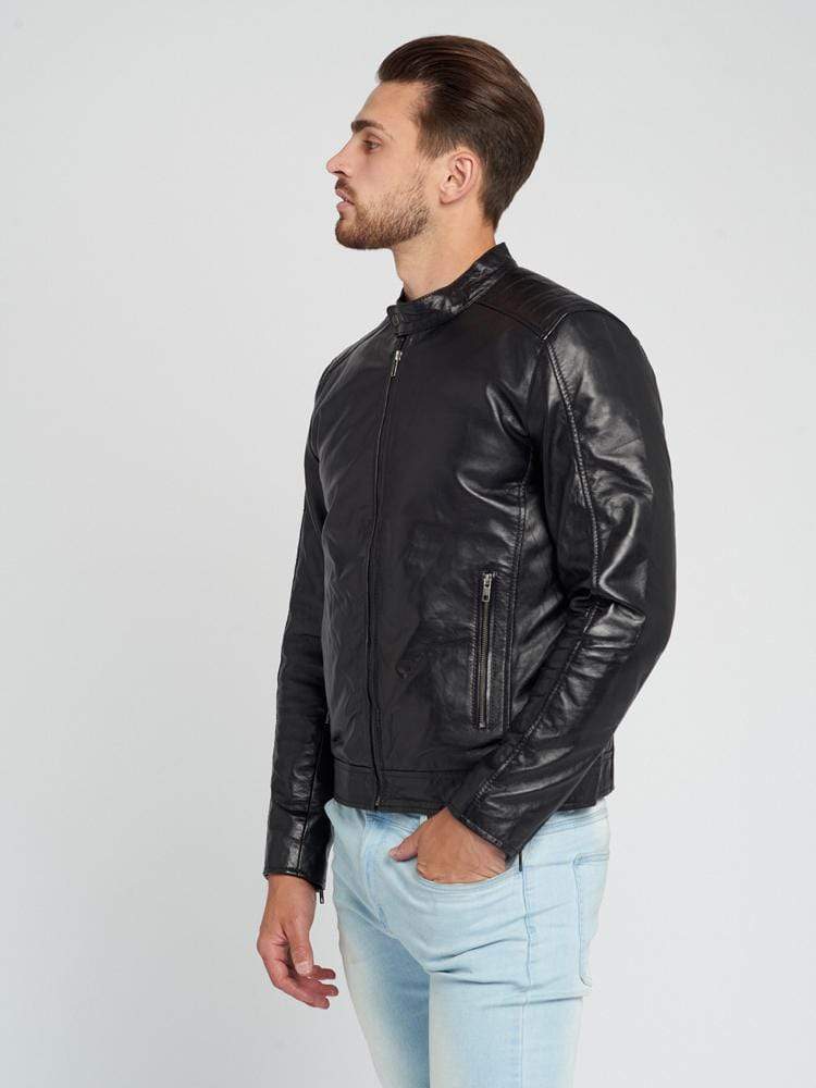 PETER BLACK LEATHER JACKET